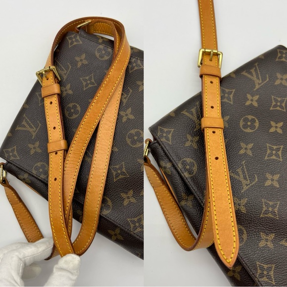 Authentic Louis Vuitton vintage monogram musette Salsa PM sling bag - Picture 4 of 16
